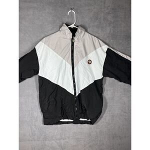 Marchan Track Jacket Men's Large Color Block Mesh Lined Long Sleeve Full Zip